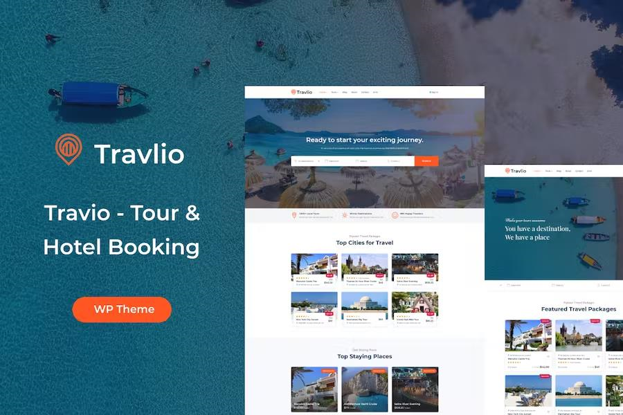 TRAVLIO – TRAVEL BOOKING WORDPRESS THEME